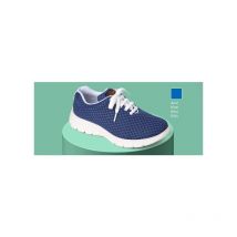 Dian - Zapatilla sanitaria tipo blucher con corte de rejilla y plantilla acolchada calpe 39 Azul