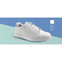Dian - Zapato tipo bamba unisex con corte de microfibra d'cover plus y forro interior casual 35 Blanco