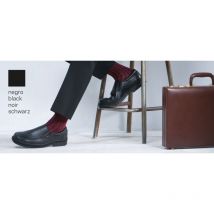 Dian - Calzado de uniformidad con plantilla antibacterias acolchado en tobillo congreso 46 Negro