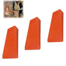 Calzas de registro, calzas con púas de plástico ABS, resistentes y duraderas. Accesorios para leñador (4 piezas).