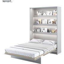 Cama abatible Lenart BED CONCEPT 01 140x200 vertical gris mate
