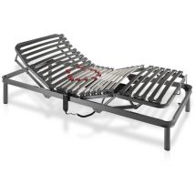Marckonfort - Cama Articulada Eléctrica Reforzada 5 Planos 90x200 cm, Motor homologado por cee, 38 cm Altura