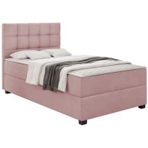 Mobilier1 - Cama continental Sanford 107, Manila 09, Individuales, Continental, 90x200, Tapiz, Somieres, 90x208x106cm
