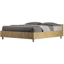 Cama Contenedor Doble De Madera 160x190cm Nuamo Oak Versión: Modelo Estándar