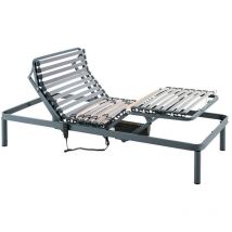 Aznar - Cama articulada eléctrica 5 planos láminas basculantes 90x182 cm