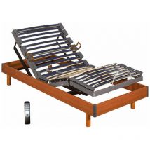 Somier articulado Futurlam Pikolin madera inalámbrico 135x200 cm