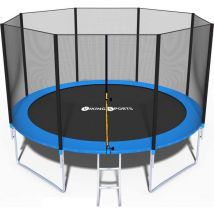 Viking Choice - Cama elástica de 366 cm con red de seguridad azul hasta 150 kg
