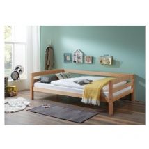 Befara - cama individual creta - Natural - Sin cama supletoria