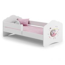 Fala - Cama infantil 140x70 con barandilla - Princesa durmiente