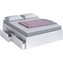 Cama Kendra para colchon de 150x190 con 4 cajones 37 cm(alto)156 cm(ancho)196 cm(largo)
