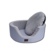 Viking Choice - Cama para perros de lujo xxl - 90 x 30 cm - funda lavable - gris - cama para perros sofá para perros cama para perros cama para perros