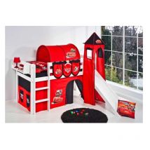 Cama semi alta jupiter con tobogán