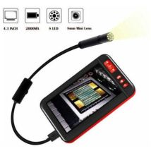 Cámara De Inspección De Boroscopio Industrial De 10m + Pantalla Lcd De 4,3 '' A Prueba De Agua 1080p