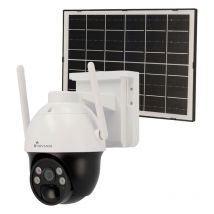 Nivian - Cámara de vigilancia inalámbrica con panel solar y 4G lte Impermeable IP66