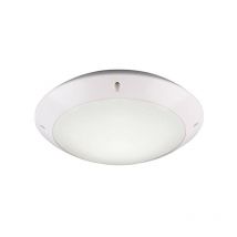 Camaro Plafonnier Extérieur en Métacrylate Blanc D. 26Cm Ip54