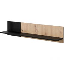 Cambridge - étagère - bois et noir - 110 cm
