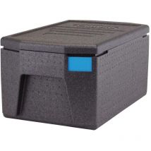Isotermico con Apertura Superiore 46L per contenitori gn 1/1, Nero, 68 x 40 x 32,1 cm (M.Ext) - 53,8 x 35,5 x 25,5 cm (m.int) - Cambro