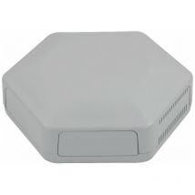CBHEX1-51-GY Hex-Box IoT Enclosure 5 Solid Panels and 1 Vented Grey - Camdenboss