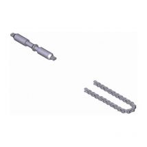 Chaîne de transmission l 5,7MT pour guide de chenille ver V0679 V0684 Came 119RIE116 Pièce de rechange