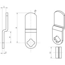 Came 4929-68 coudée F1 Ronis 73486