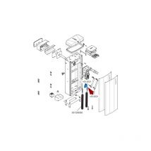 Pièce détachée étrier fixation supérieur ressort gt8 88003-0107 - Came