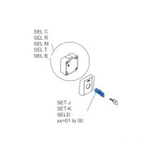 Came - serrure avec clé set-j sel-c r2151301/50 119R2151301/50