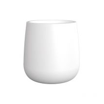 Newgarden Be Happy! - camelia 40 Runder Blumenkasten für den Innen- und Außenbereich für Pflanzen und Blumen Sehr witterungsbeständig. Hergestellt