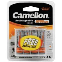 Batteria NiMh aa 1,2 V-2700 mAh (4/scheda) - custodia