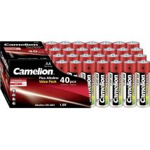 Plus LR06 Batteria Stilo (aa) Alcalina/manganese 1.5 v 40 pz. - Camelion