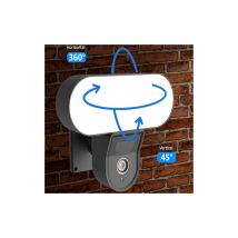 Kyf - Caméra Intérieure / Extérieure Filaire Full Hd 3mp – Fonction Éclairage Led 2310lm