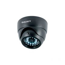 Sedea - Caméra de surveillance factice type dôme avec fonction éclairage 550985