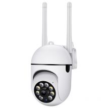 Caméra de surveillance interieur / exterieur Caméra de sécurité extérieure, caméra de surveillance domestique WiFi 1080P panoramique/inclinaison 2,4