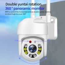 Ranipobo - Camera de Surveillance WiFi Exterieur 2MP 5G wifi ,Audio Bidirectionnel Vision Nocturne Maison Securite IP66 etanche