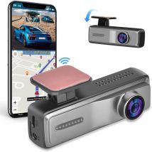 Start - Caméra de tableau de bord WiFi Full hd 1080P, caméra embarquée pour voiture et grand angle 150, adas, contrôle des applications, surveillance