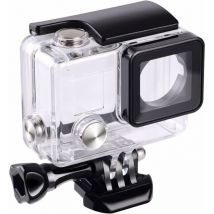 Caméra d'inspection,étui Botier étanche avec Objectif pour GoPro Hero 3+ Hero 4 Caméra d'action avec Vis de Fixation et Base Protection sous-Marine..