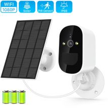 Ranipobo - Camera de Surveillance sans fil Wifi ,camera de securite ccTV exterieure Full hd 1080P camera audio ip avec camera de batterie