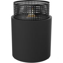 Tenderflame - Caminetto Braciere Mossel Bay Nero outdoor ricaricabile con liquido TenderFuel