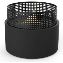 Caminetto Braciere Plettenberg Nero outdoor ricaricabile con liquido TenderFuel