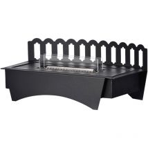 Caminetto Bruciatore da esterno e interno ricaricabile Classic Nero Tenderflame