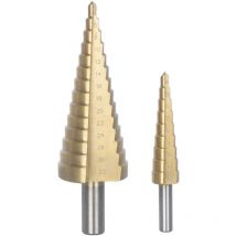 Brocas cónicas estratificadas HSS 2 piezas