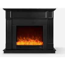 Camino elettrico con cornice nera stufa a basso consumo 1500W Göteborg n