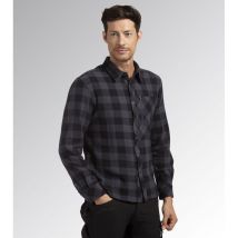 Diadora - Camisas de trabajo Utility Shirt Check Cortina - xxl - Negro