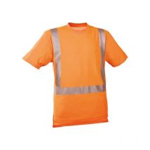 Camiseta alta visibilidad naranja vivo ,Talla L