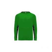 Camiseta de portero unisex con caderas acolchadas y paneles a contraste Roly 8 Años Verde helecho/Negro