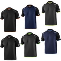 Marca - Camiseta de trabajo Sparco Tucson Tech - xs - Negro /Naranja