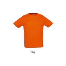 Camiseta Hombre Manga Raglán Sol's sporty s Naranja