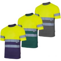 Camiseta de alta visibilidad Velilla 305506 - l - Verde/Amarillo