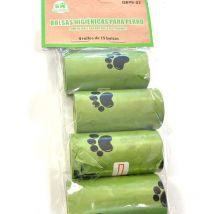 Bolsas higienicas compostable verde 4 x 15 uds - Camon