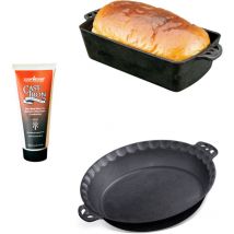 Camp Chef Camping Zubehör Brotbackform Gusseisen Cast Iron Kuchenform Pie Pan