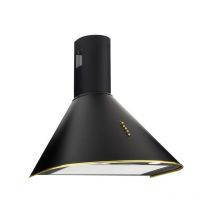 Campana de chimenea Akpo wk-4 dandys gold 60 cm 450 m3/h, negra